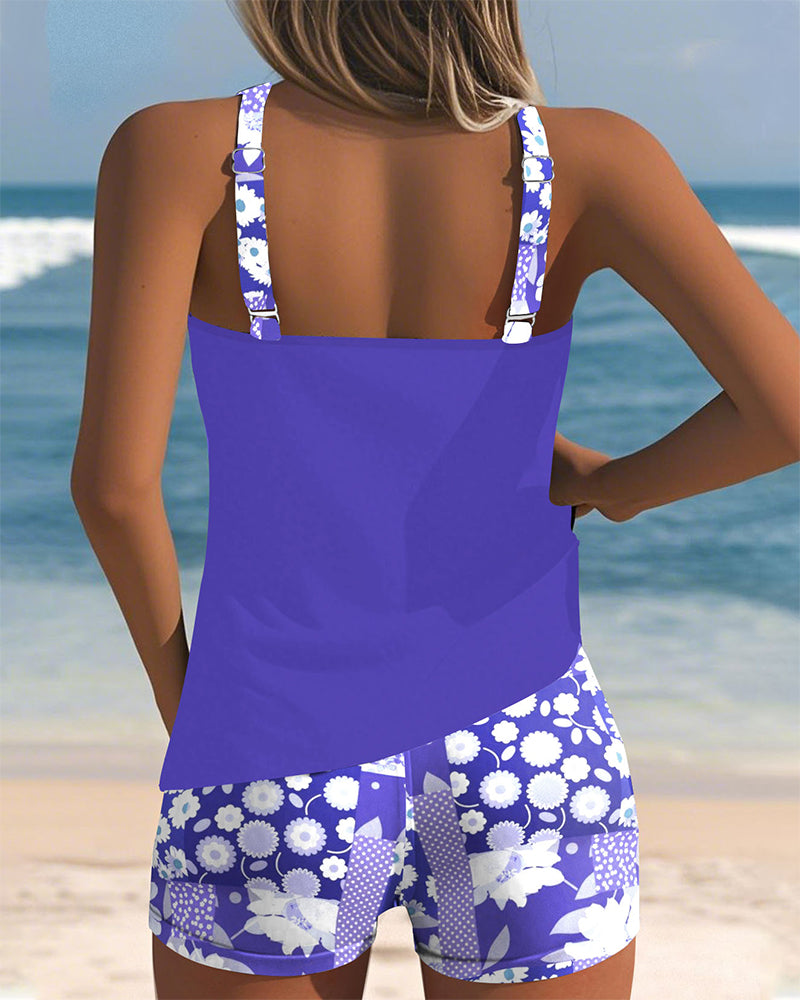 Juno | Floral Two-Piece Swim Set