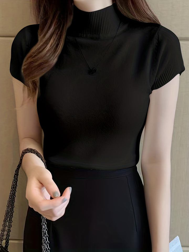 Louise | Refined Half-Neck Top