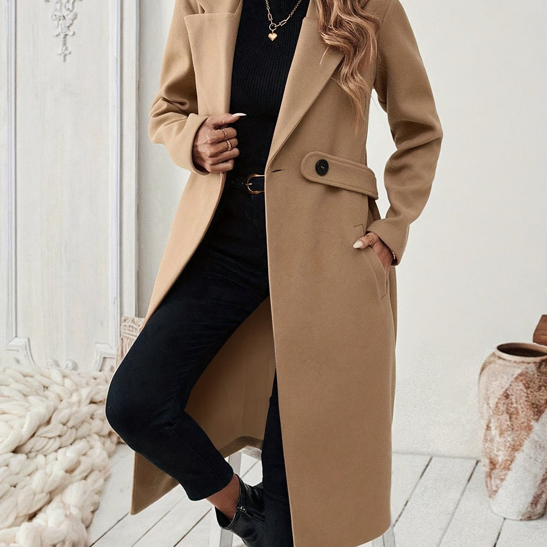 Genevra | Tailored Belted Long Coat