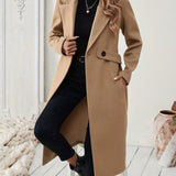 Genevra | Tailored Belted Long Coat