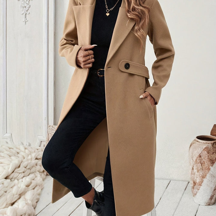 Genevra | Tailored Belted Long Coat