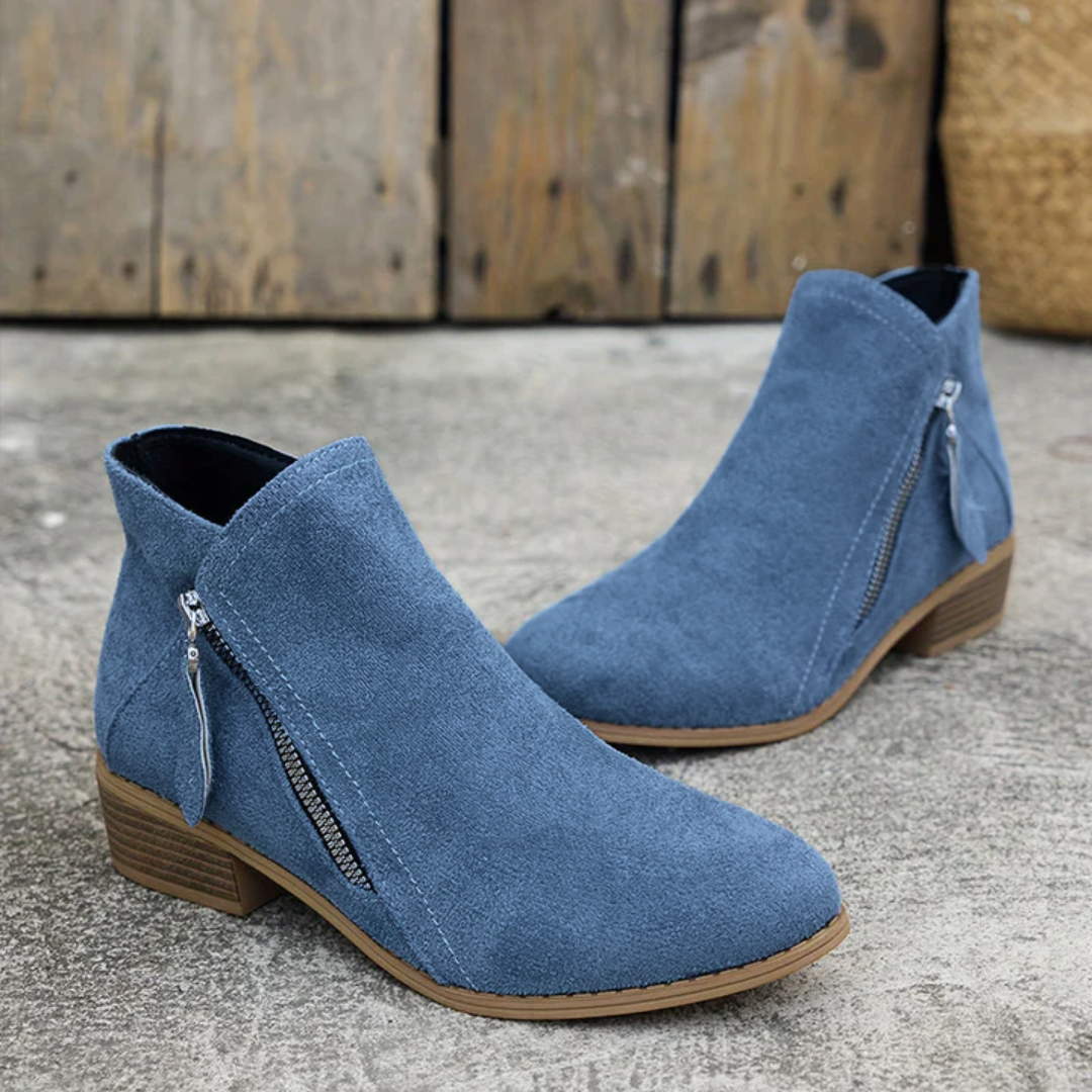 Adeline | Classic Side-Zip Ankle Boots