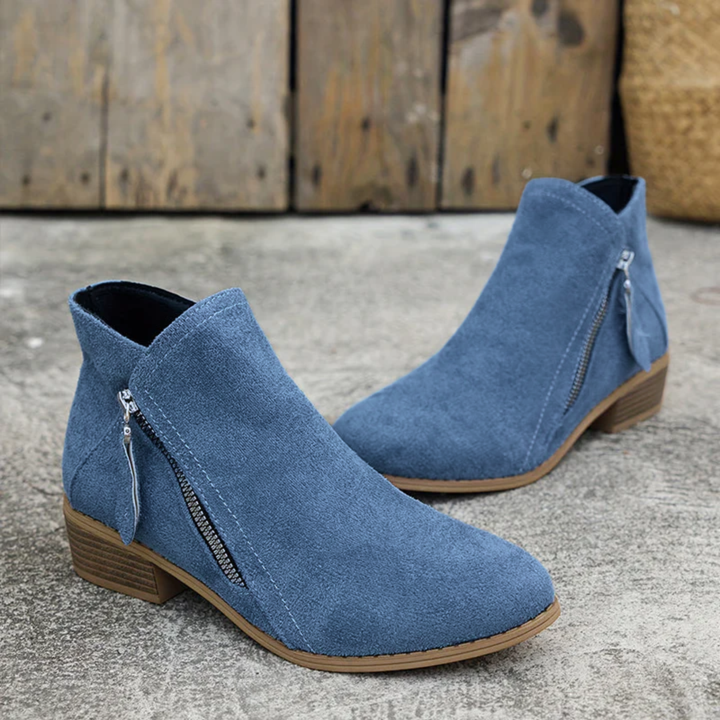 Adeline | Classic Side-Zip Ankle Boots