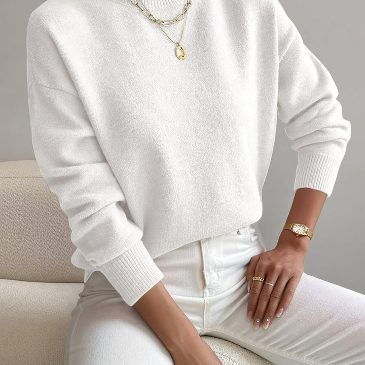 Sloane | Relaxed Mock Neck Jumper