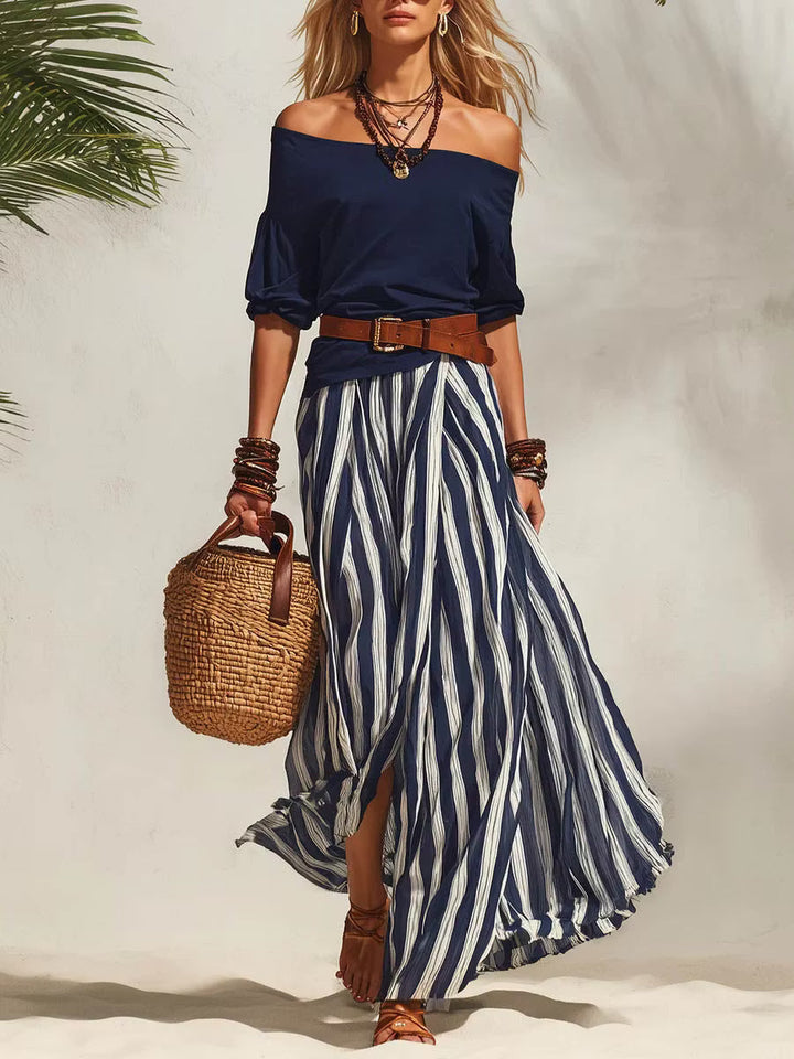 Cleo | Off-Shoulder Two-Piece Set
