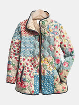 Annika | Charming Floral Quilted Jacket