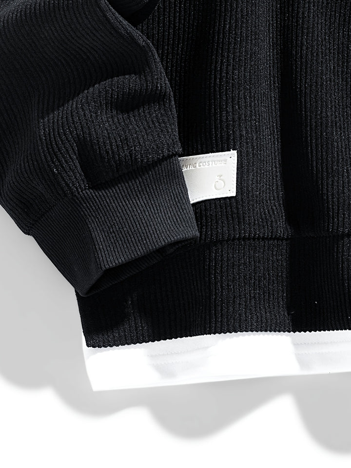 Dawson | Layered Crewneck Sweatshirt