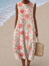 Sophie | Sleeveless Relaxed Midi Dress