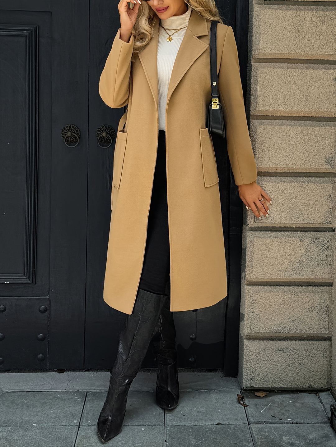 Catherine | Belted Longline Coat