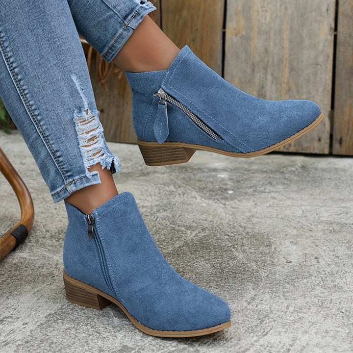 Adeline | Classic Side-Zip Ankle Boots