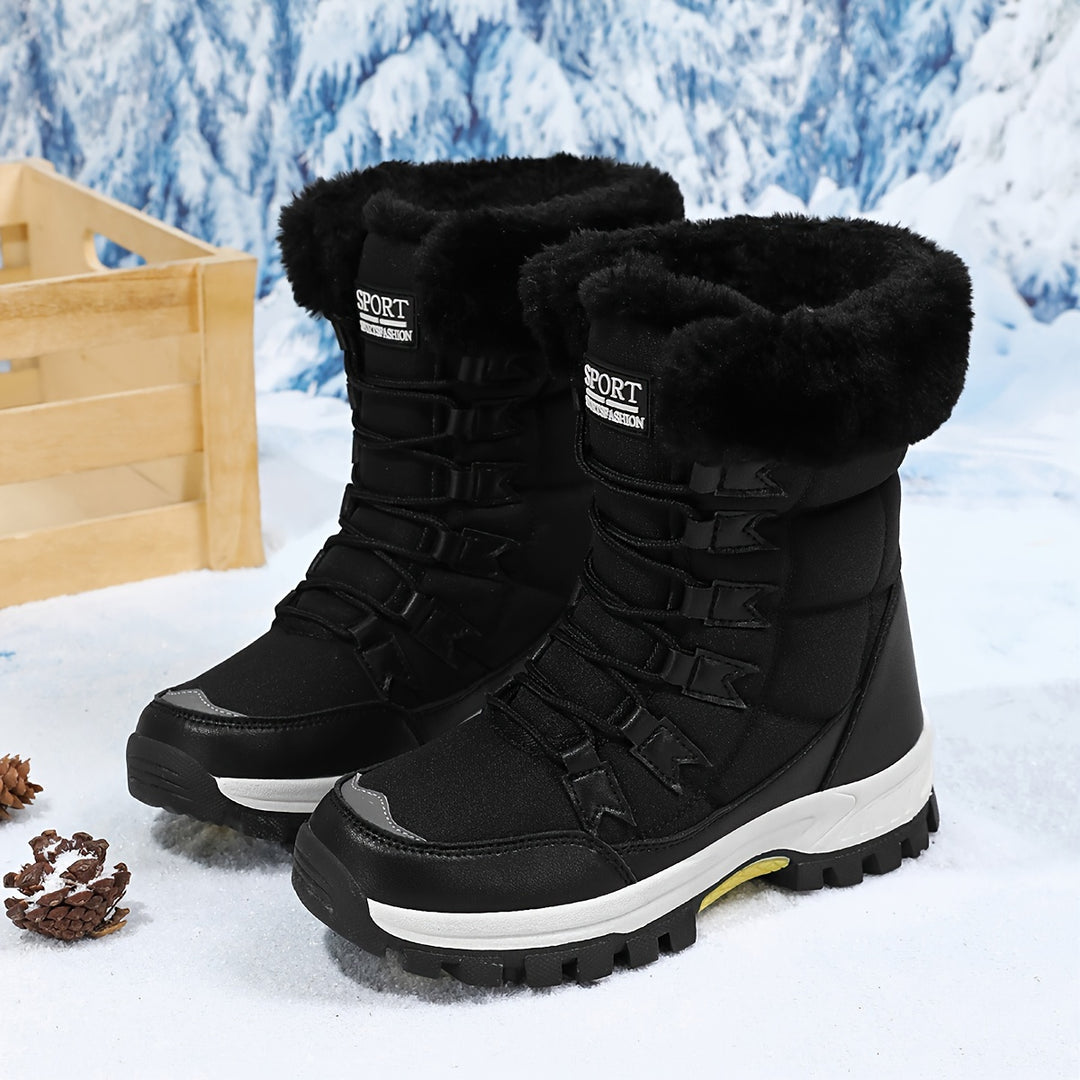 Wynter | Cosy Lace-Up Snow Boots