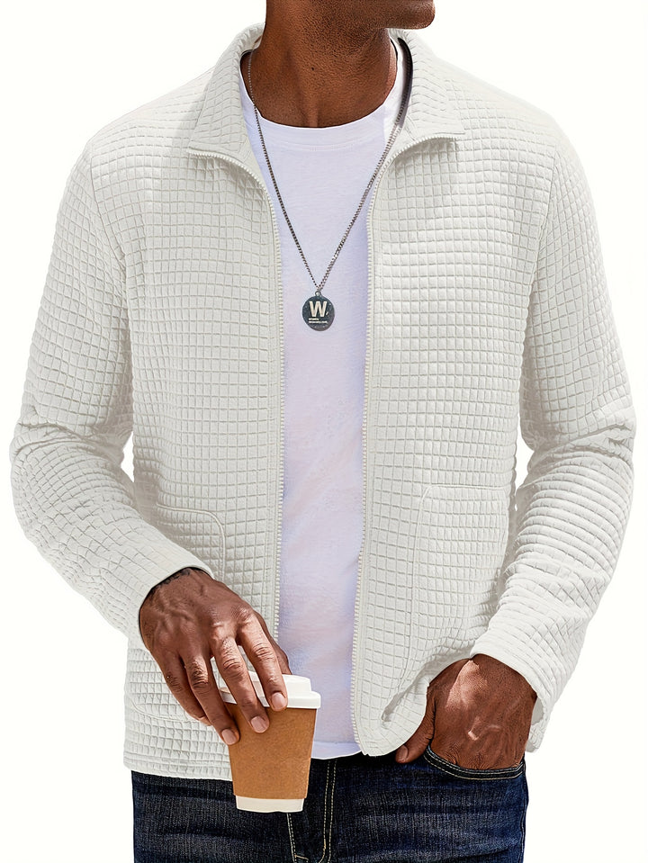Weston | Textured Zip-Up Jacket