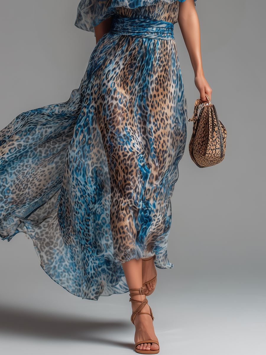 Carys | Off-Shoulder Ruffle Maxi Dress