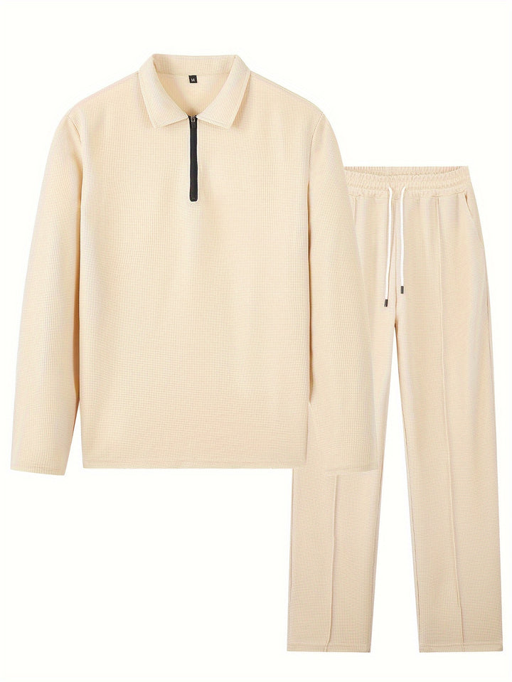 Alden | Relaxed Waffle-Texture Two-Piece Set