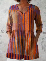 Colleen | V-Neck Tiered Tunic