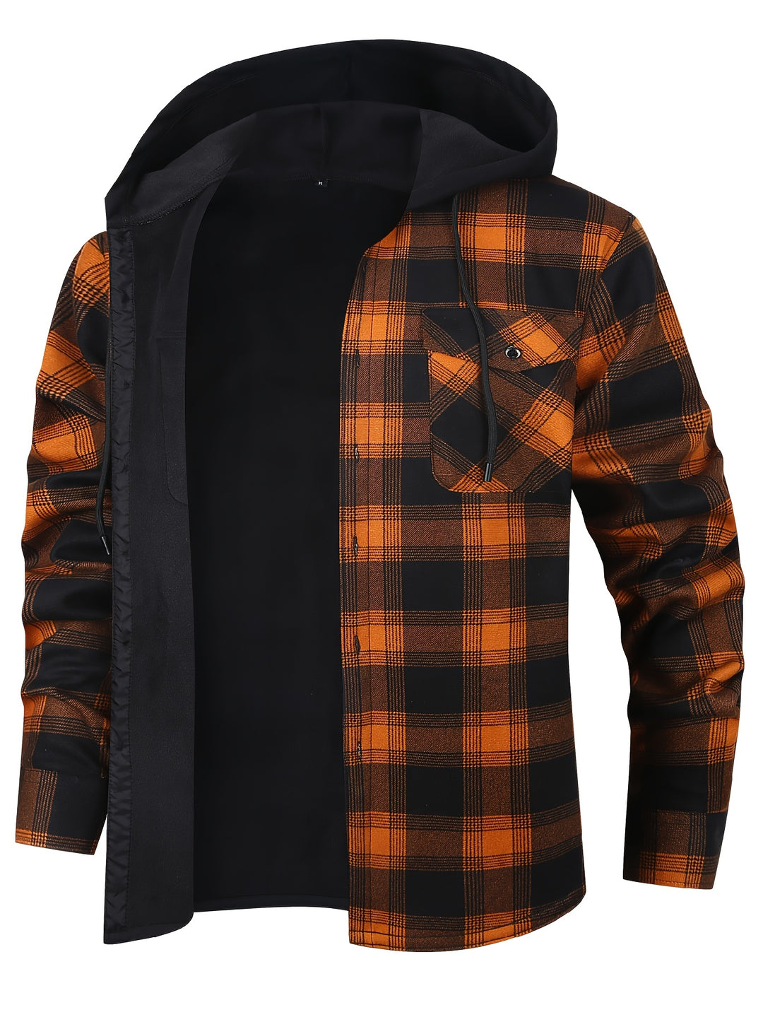 Reuben | Hooded Checked Shirt Jacket