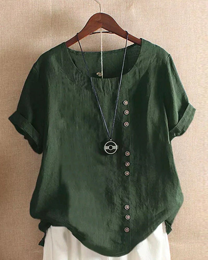 Bronwyn | Relaxed Button-Detail Blouse