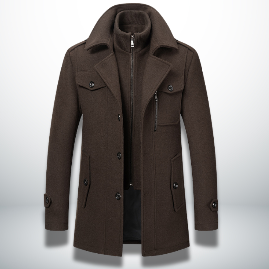 Reginald | Refined Layered Winter Coat