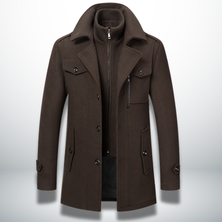 Reginald | Refined Layered Winter Coat