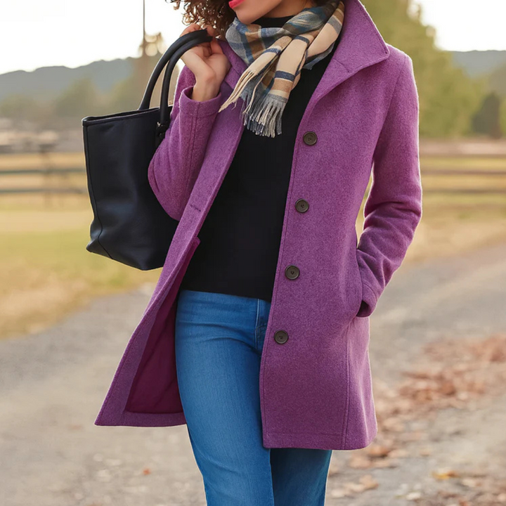 Brigitte | Tailored Single-Breasted Coat