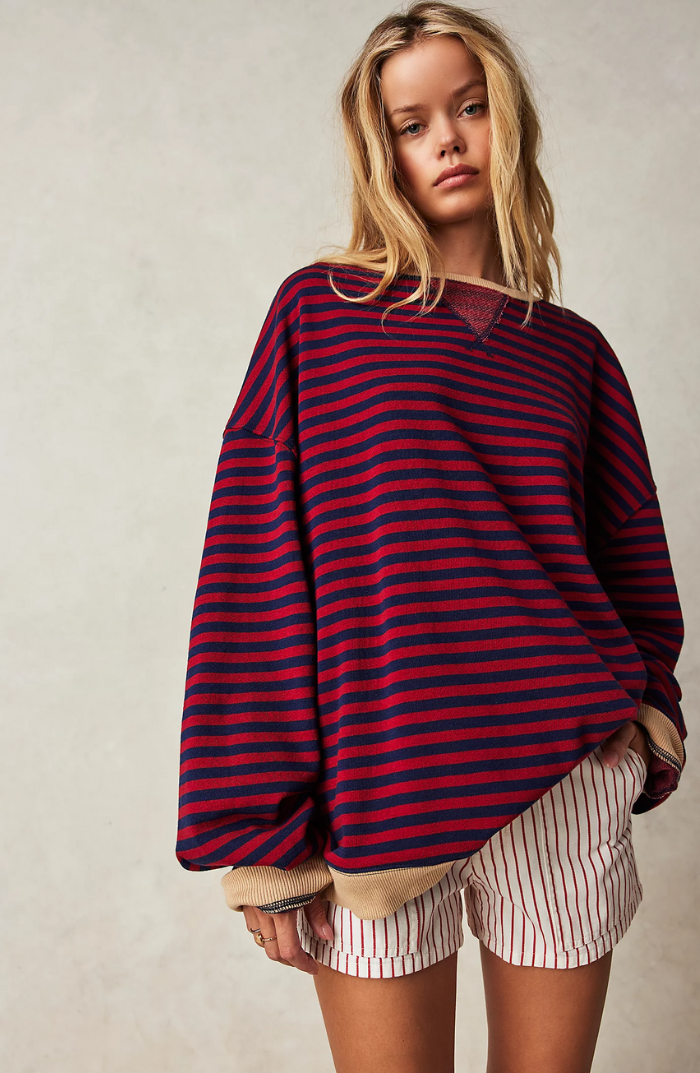 Mira | Relaxed Striped Sweatshirt
