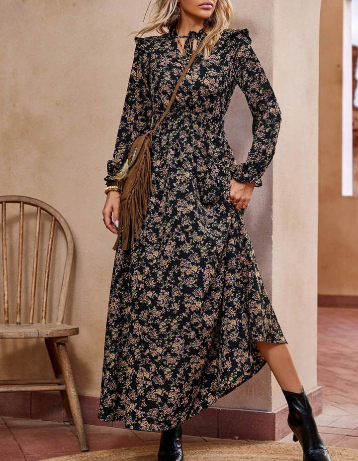 Hazel | Romantic Floral Maxi Dress