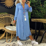 Tamara | Relaxed Button-Through Shirt Dress