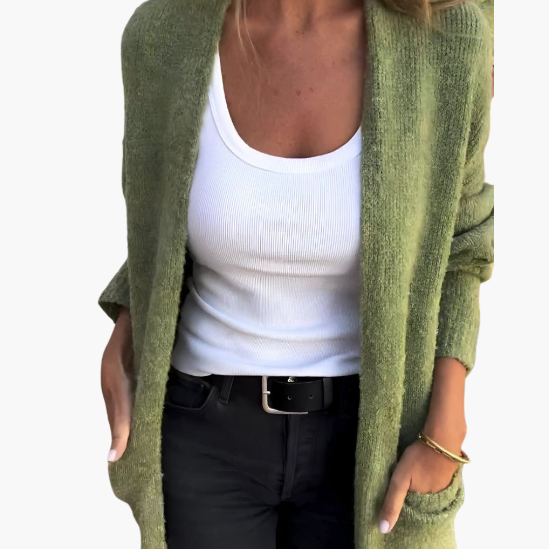 Selina | Longline Pocketed Cardigan