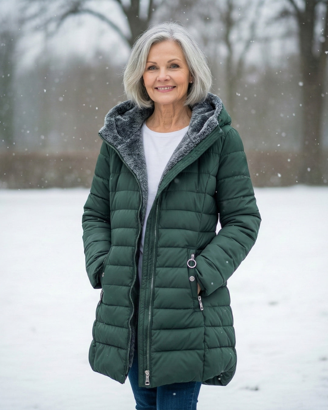 Rosalyn | Cosy Hooded Padded Coat