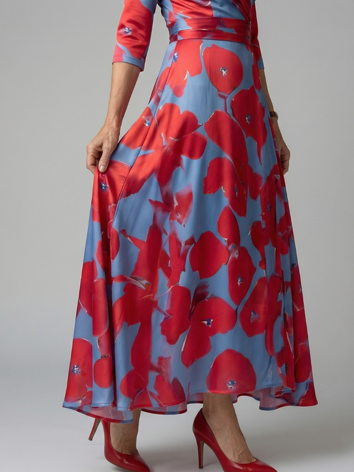 Susanne | Floral Wrap Maxi Dress