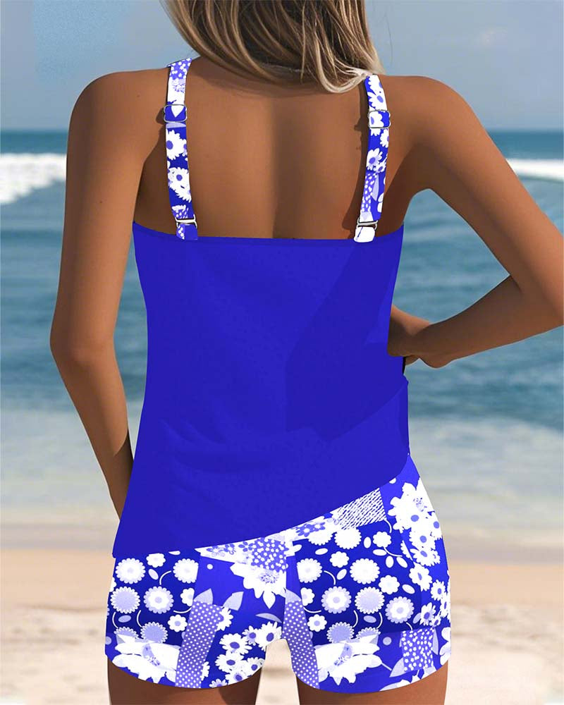 Juno | Floral Two-Piece Swim Set