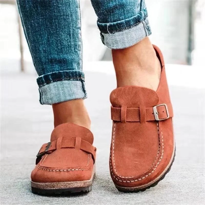 Marlowe | Buckle Slip-On Mules