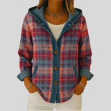 Marisa | Hooded Checked Shacket