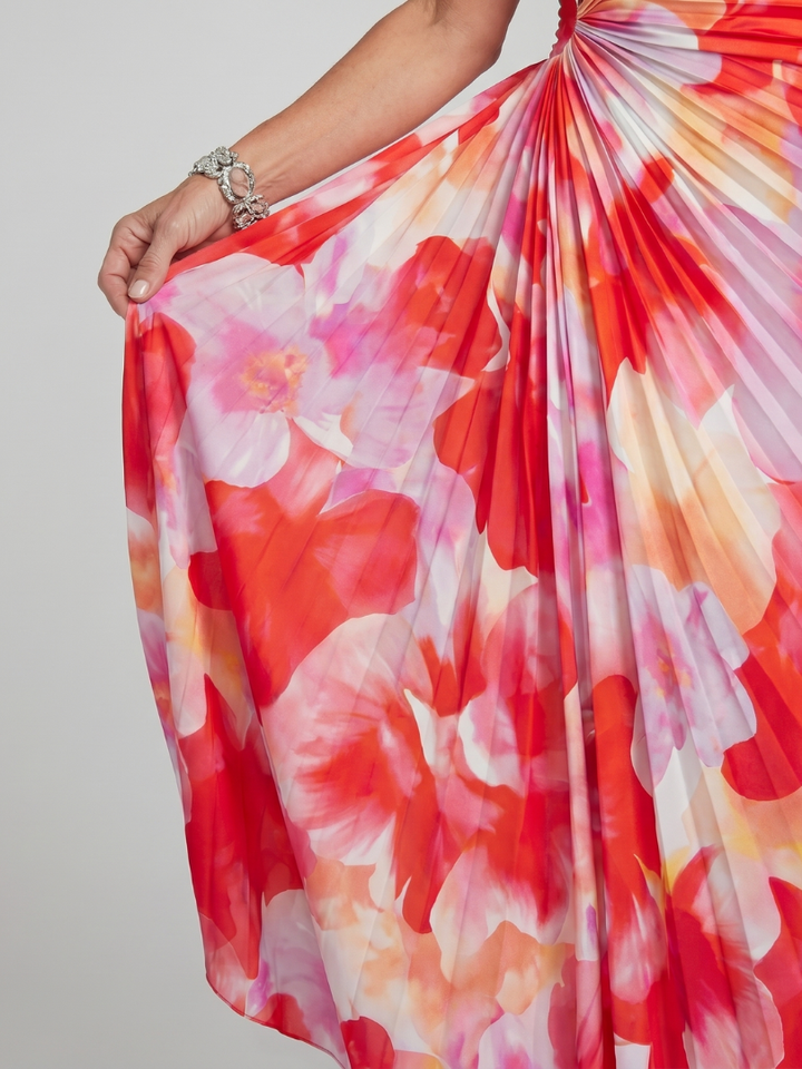 Celia | One-Shoulder Draped Maxi Dress