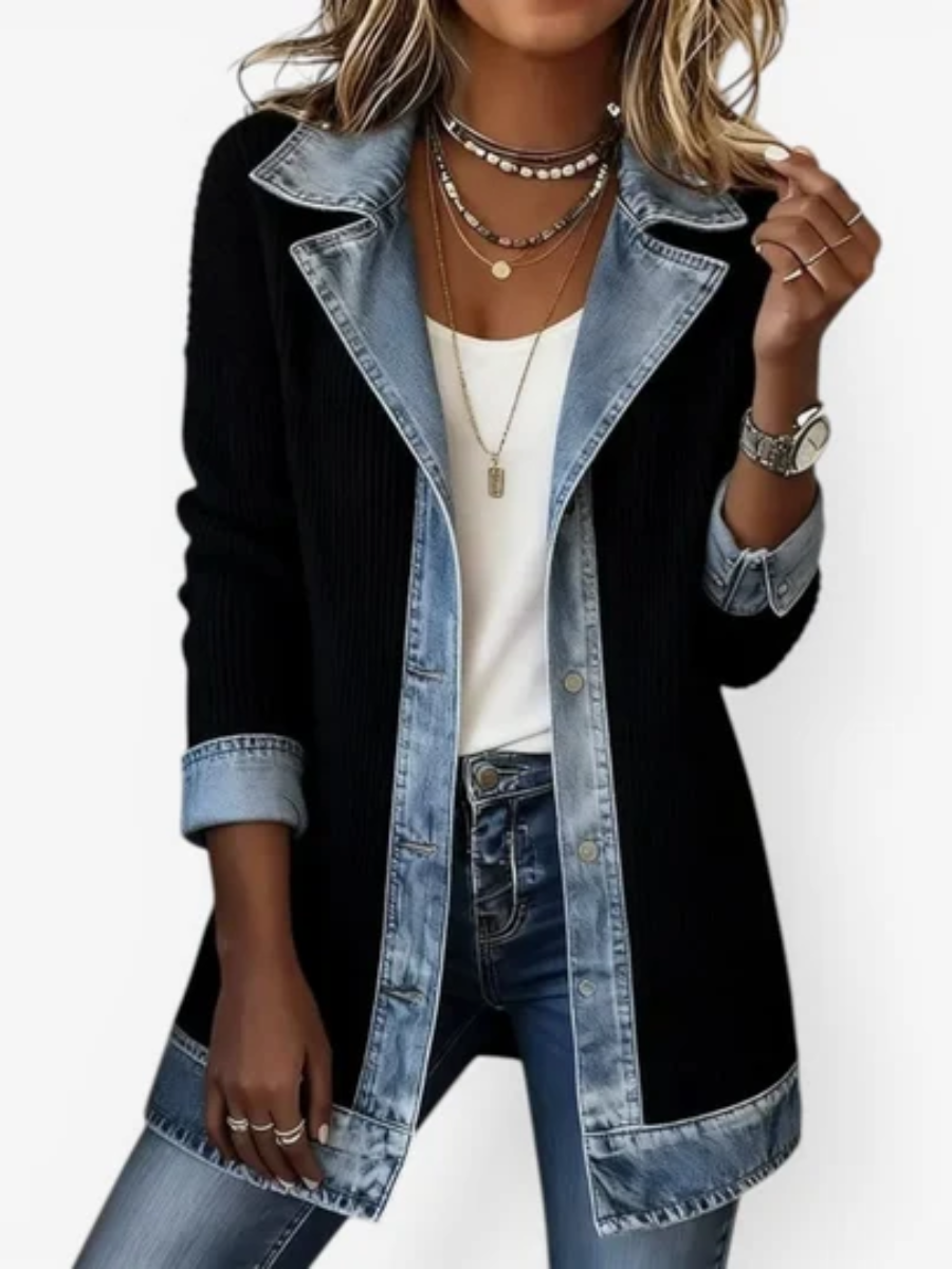 Wendy | Structured Contrast Jacket