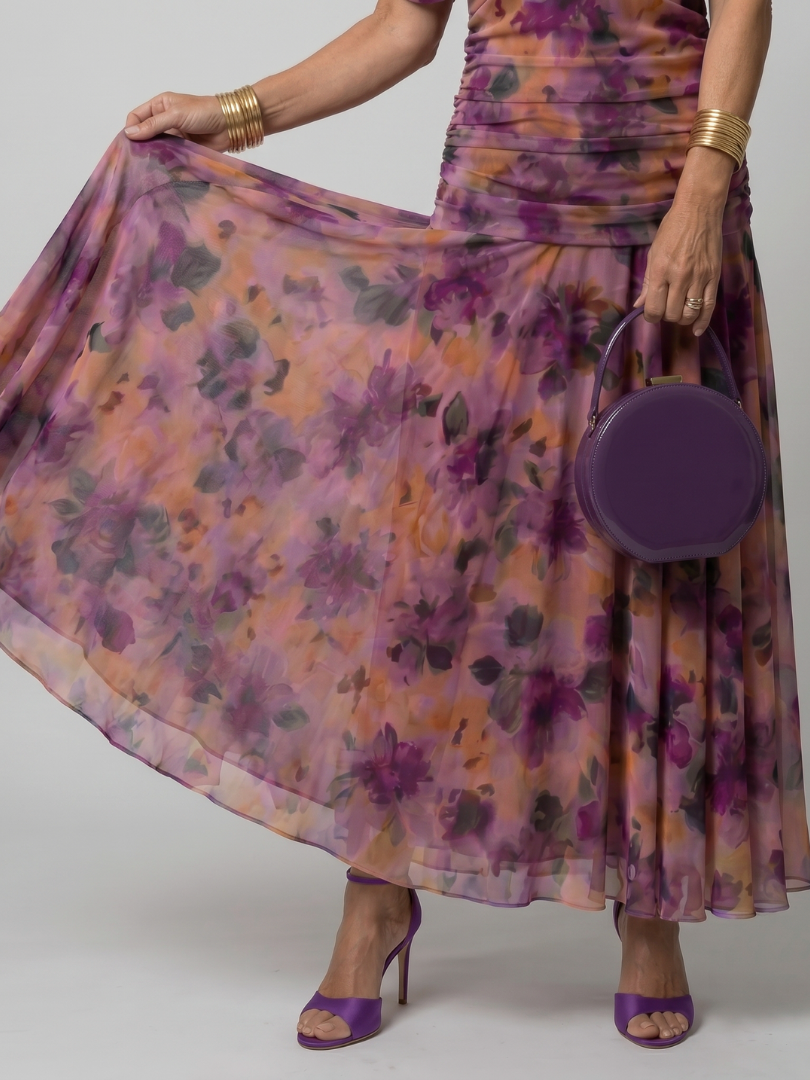Aveline | Off-Shoulder Flowing Midi Dress