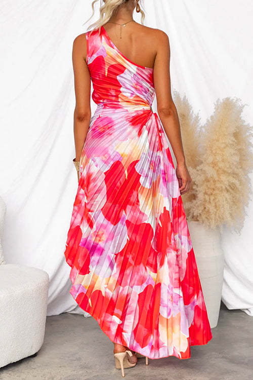 Eleanor | One-Shoulder Floral Maxi Dress