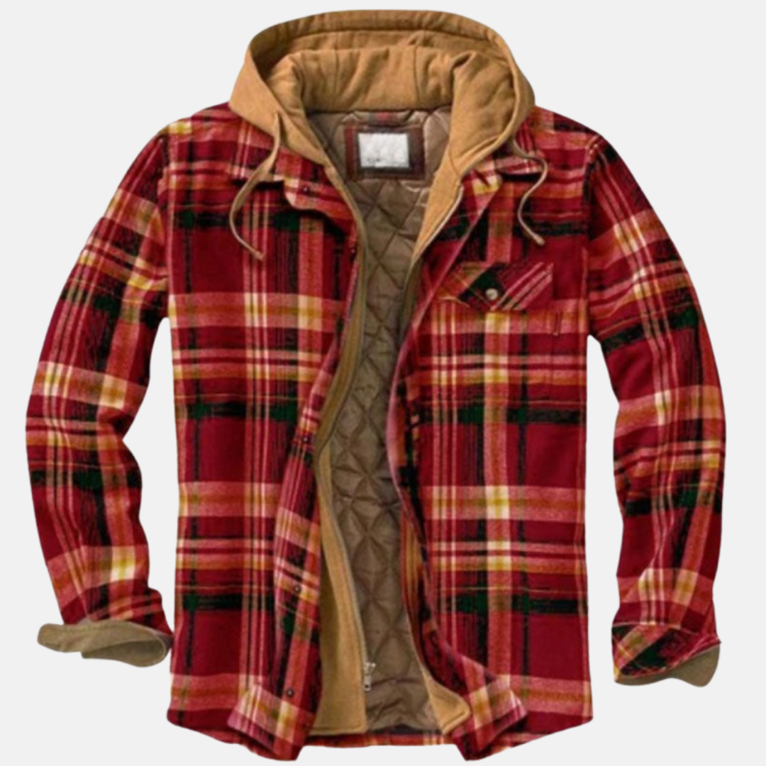 Wesley | Rugged Hooded Check Jacket