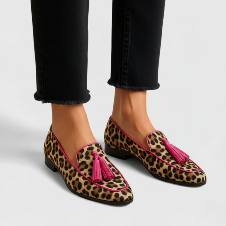 Cora | Tassel-Trim Loafers