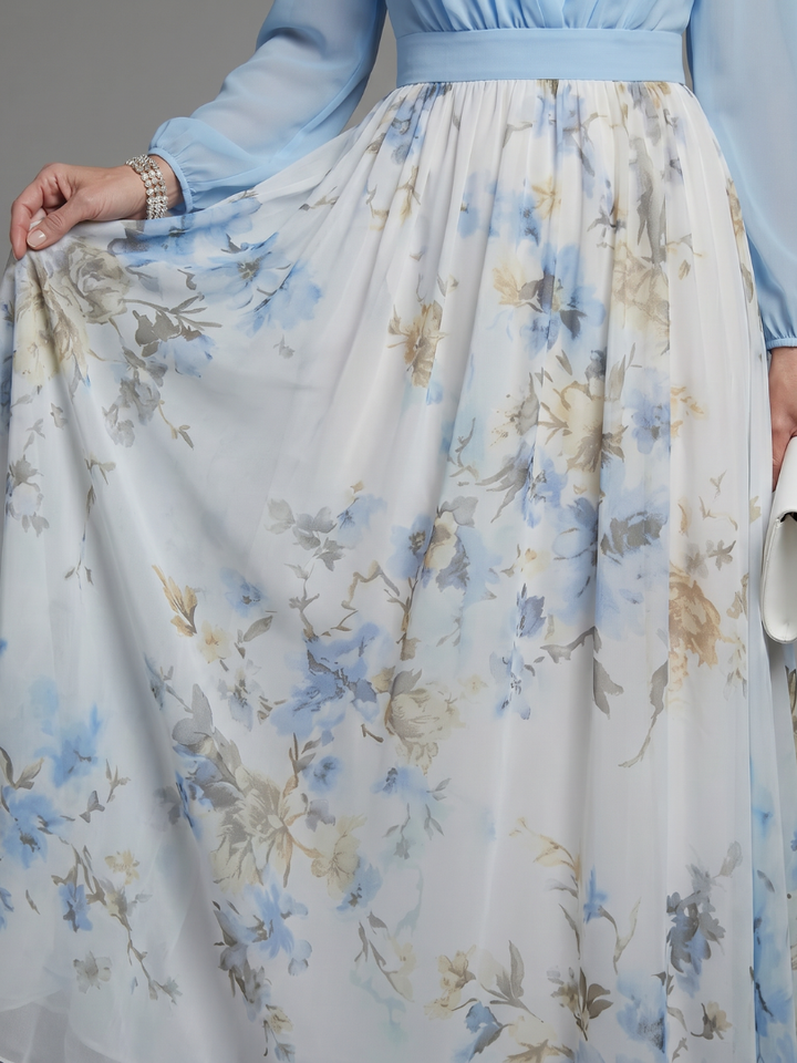 Coralie | V-Neck Floral Maxi Dress