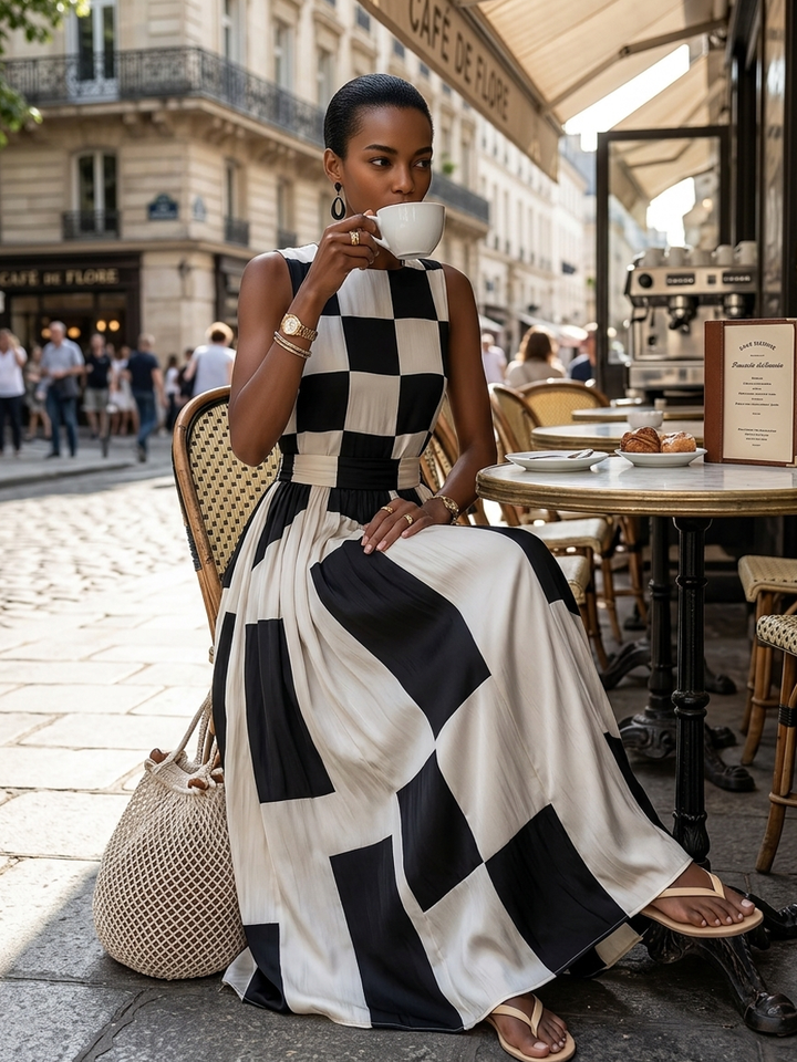Vesper | Checkerboard Two-Piece Set