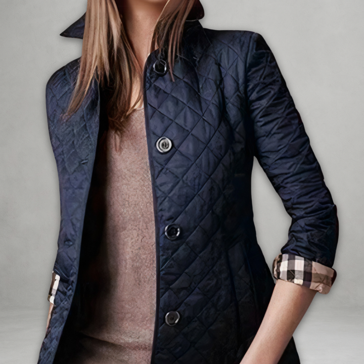 Adelia | Diamond-Quilted Jacket