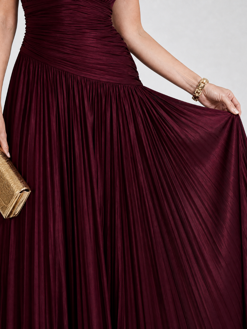 Hadley | Draped Evening Dress