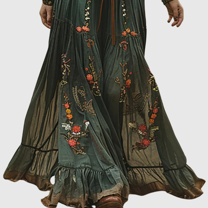 Emilia | Romantic Bohemian Maxi Dress