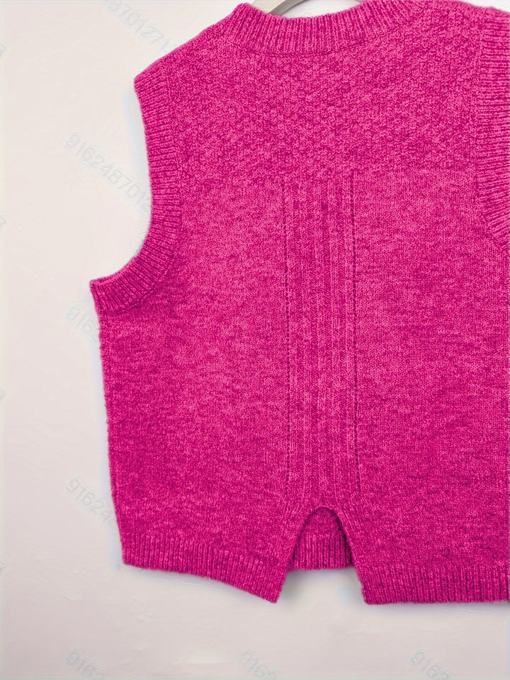 Evelina | Cable-Knit Vest