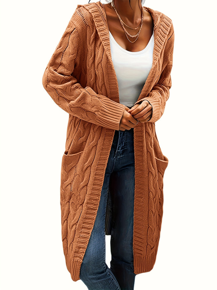 Rosanna | Longline Cable-Knit Cardigan