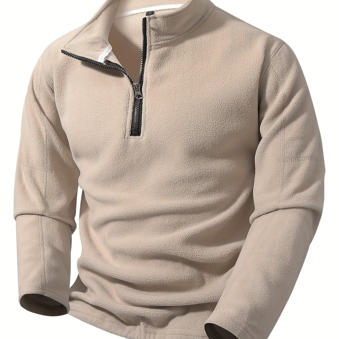 Garrett | Half-Zip Stand-Collar Pullover