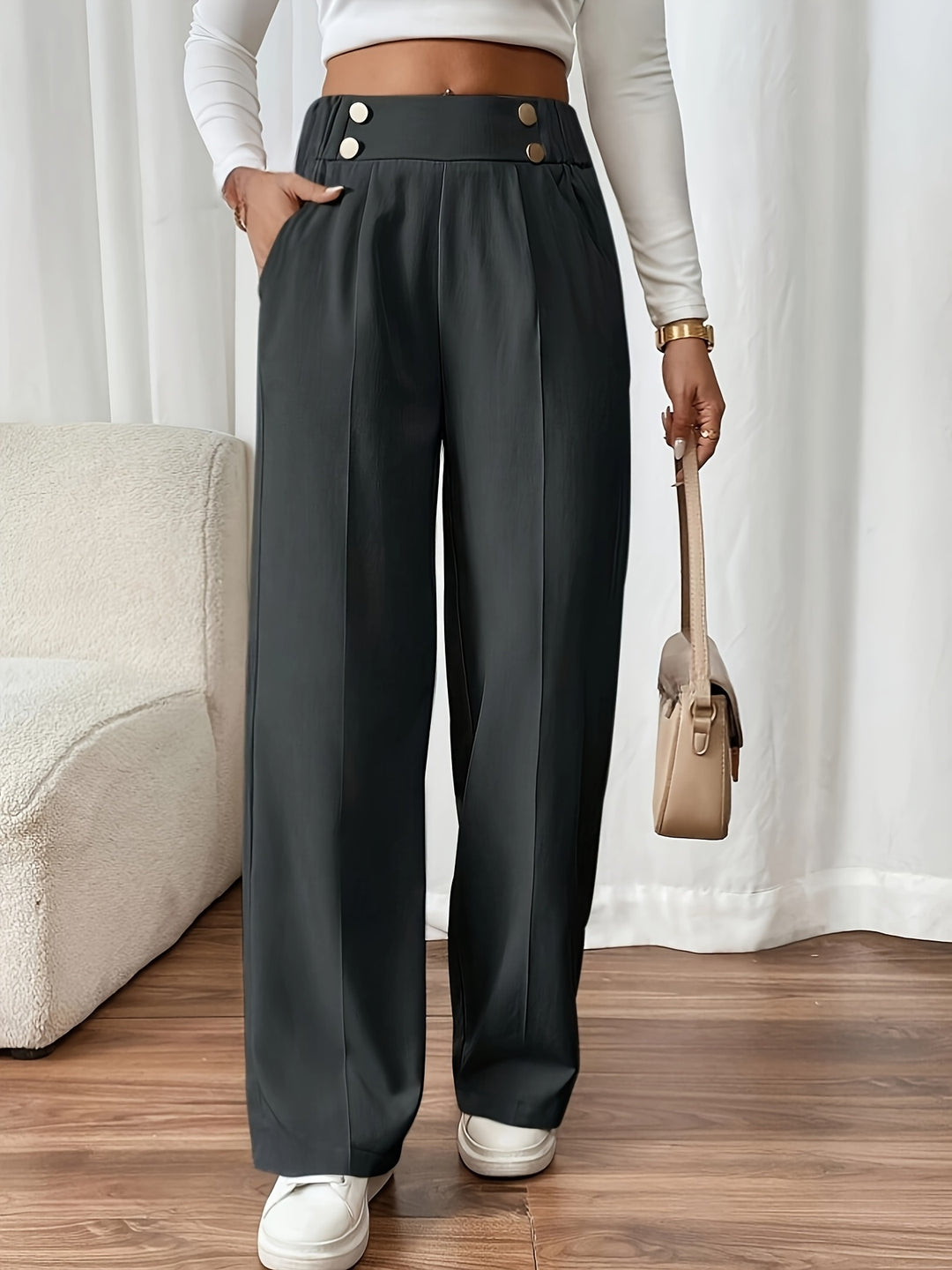 Amelia | Tailored Straight-Leg Trousers