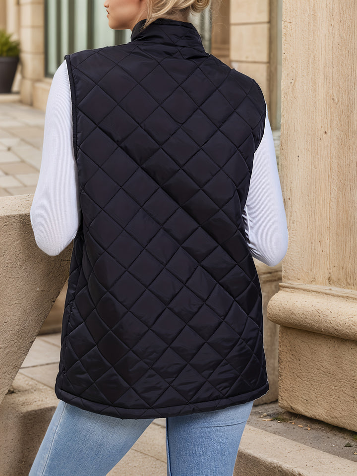 Whitney | Quilted Zip-Up Gilet