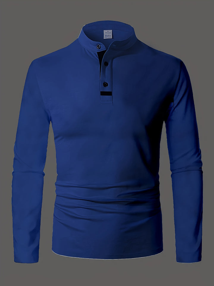 Clayton | Refined Long-Sleeve Polo Shirt